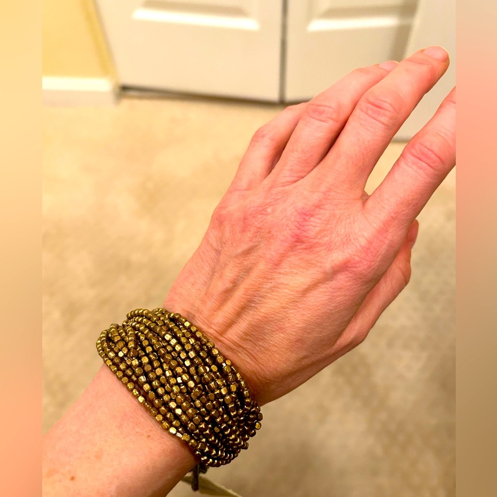 NWT - Nkuku fair trade brass bracelet